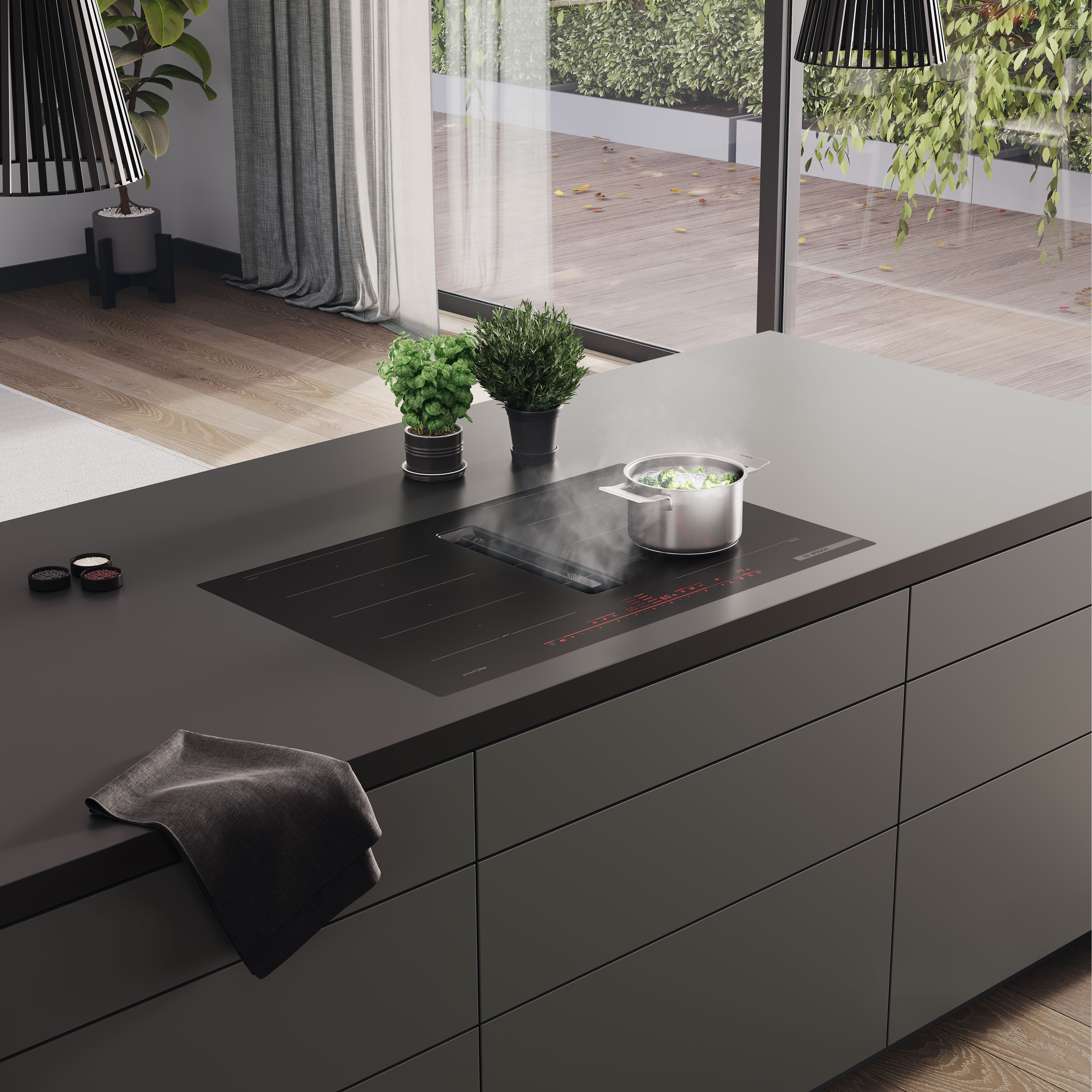 Bosch Matt Design GlassProtect Kochfeld